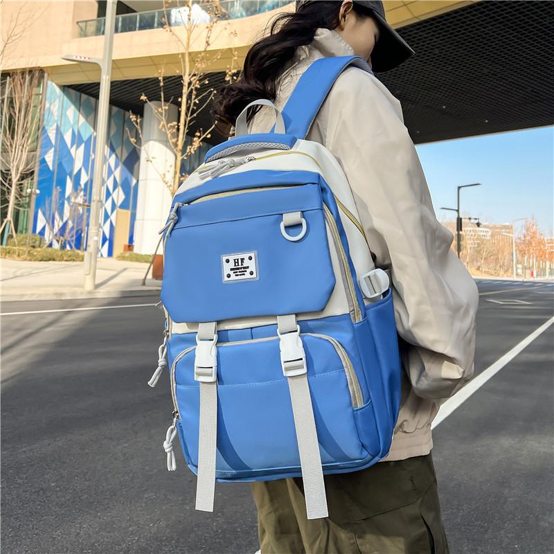 Backpack Large Capacity Campus Waterproof Backpack Outdoor Student Schoolbag