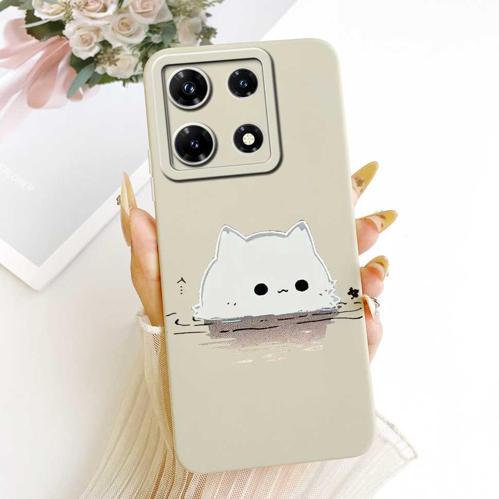For Infinix Note 30 Pro Cases Cat Rabbit Painted Cover Soft Silicone Case For Infinix Note 30 Note30 Pro X678B Cover Funda Coque