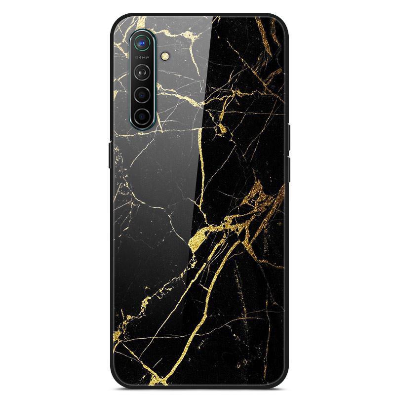 For OPPO Realme XT Tempered Glass Case Soft Bumper Hard Funda For OPPO Realme 6 Pro Realme X2 XT Phone Case Realme6 Back Cover