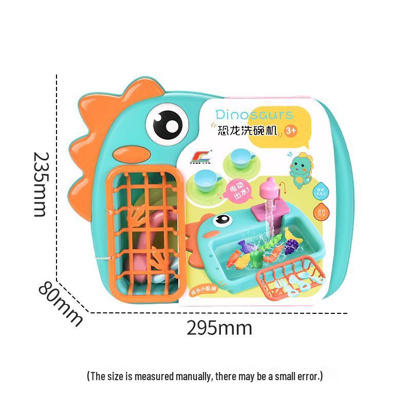 Children's Pretend Play Electric Sink with Circulating Water and Vegetable Washing Features