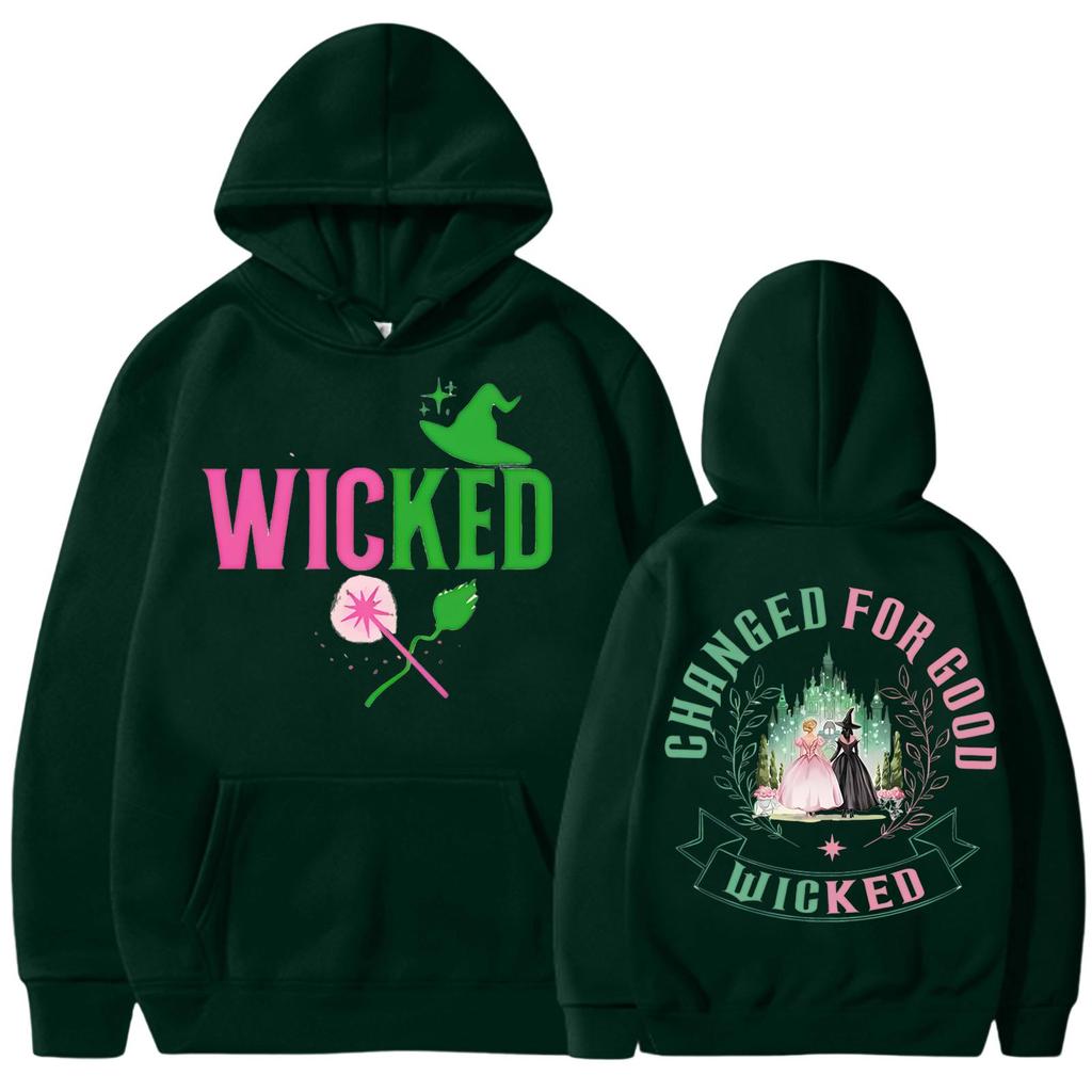 Women's Fashionable Casual Hooded Long Sleeved Printed Sweatshirt