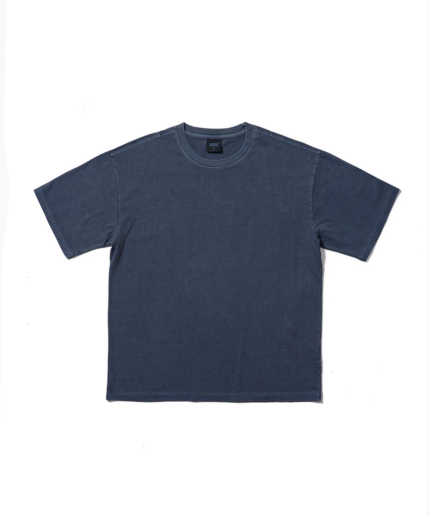 GAKKAI UNIONS Basic Pigment Short Sleeve T-Shirt Dive Blue