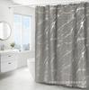 Luxury Minimalist Waterproof Marble Pattern Shower Curtain Partition