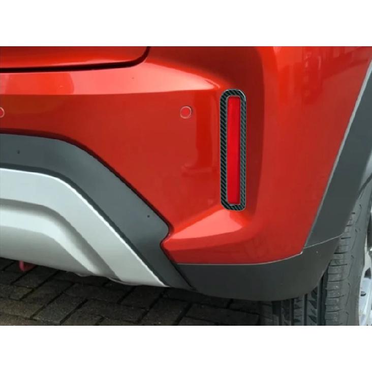 For Suzuki Fronx WDB3S WEB3S 2025 2026 ABS Chrome Rear Reflector Fog Light Lamp Cover Trim Bezel Frame Styling Garnish