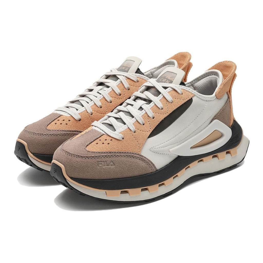 FILA KM Lace-Up Shock Absorbing Low-Top Running Shoes Women sneaker Brown F12W341119FMS
