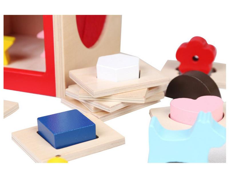 Montessori Taktile Puzzlebox: Früherziehungsspielzeug für Kindergarten Sensorische Entwicklung