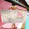 Cute M-My M-Melody Microfiber Printed Beach Towel Mountain Climbing Yoga Beach Swimming Running Absorbent Soft Towel