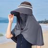 Large Shawl Fisherman Hat Neck Protection Sun Protection Cap New Beach Cap  Women