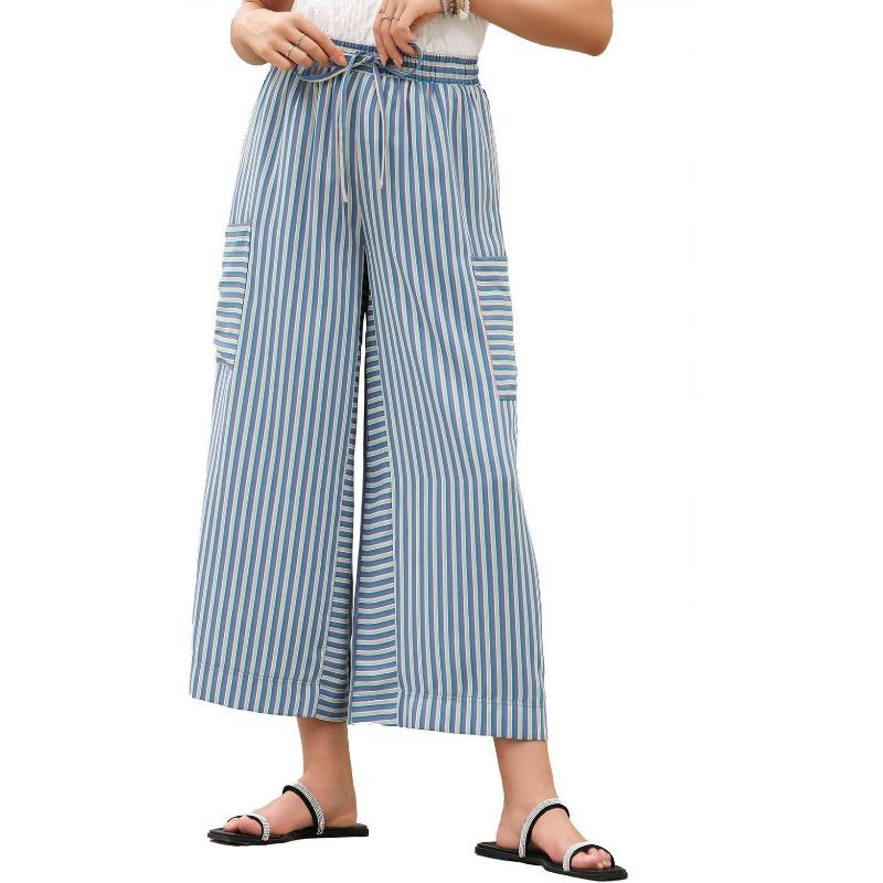 IHUASU Casual damesbroeken en capri's met effen print