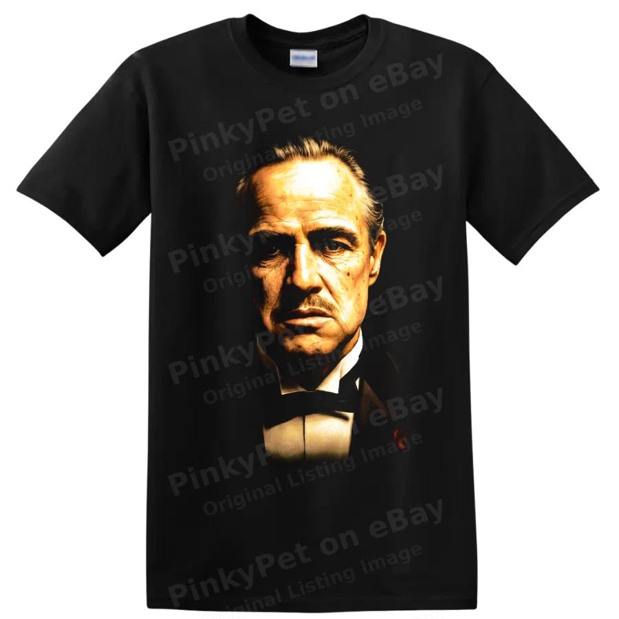 Vito Corleone The Godfather T Shirt Classic Vintage Movie Portrait Graphic Tee