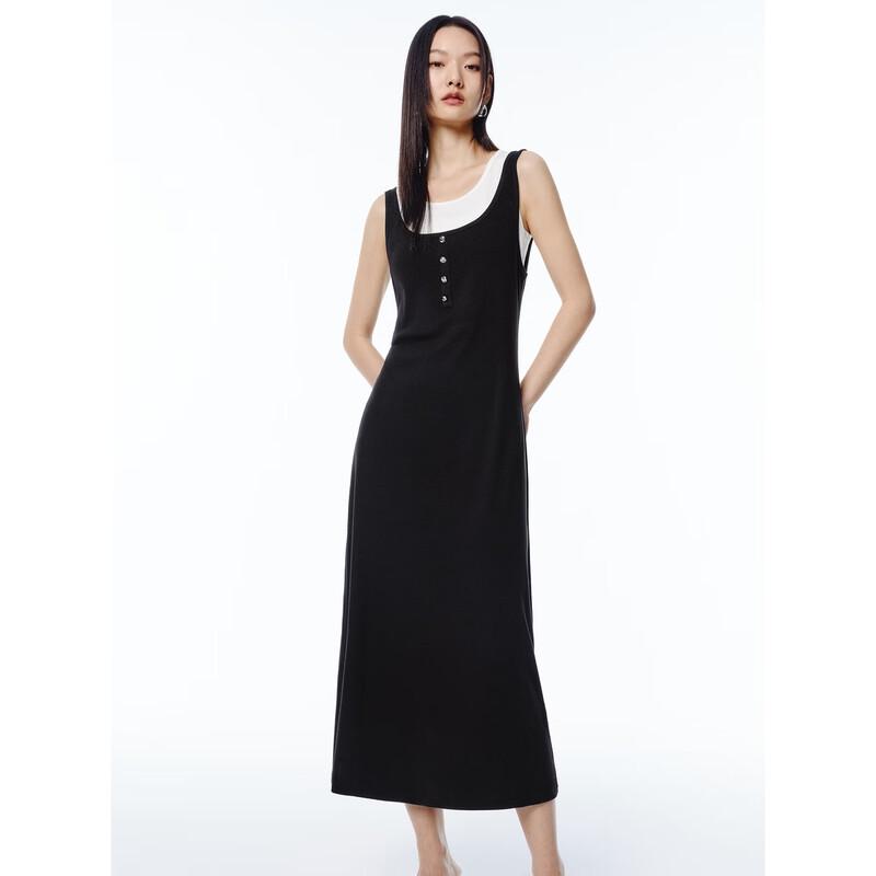 Peacebird Women's Knitted Sleeveless Long Dress