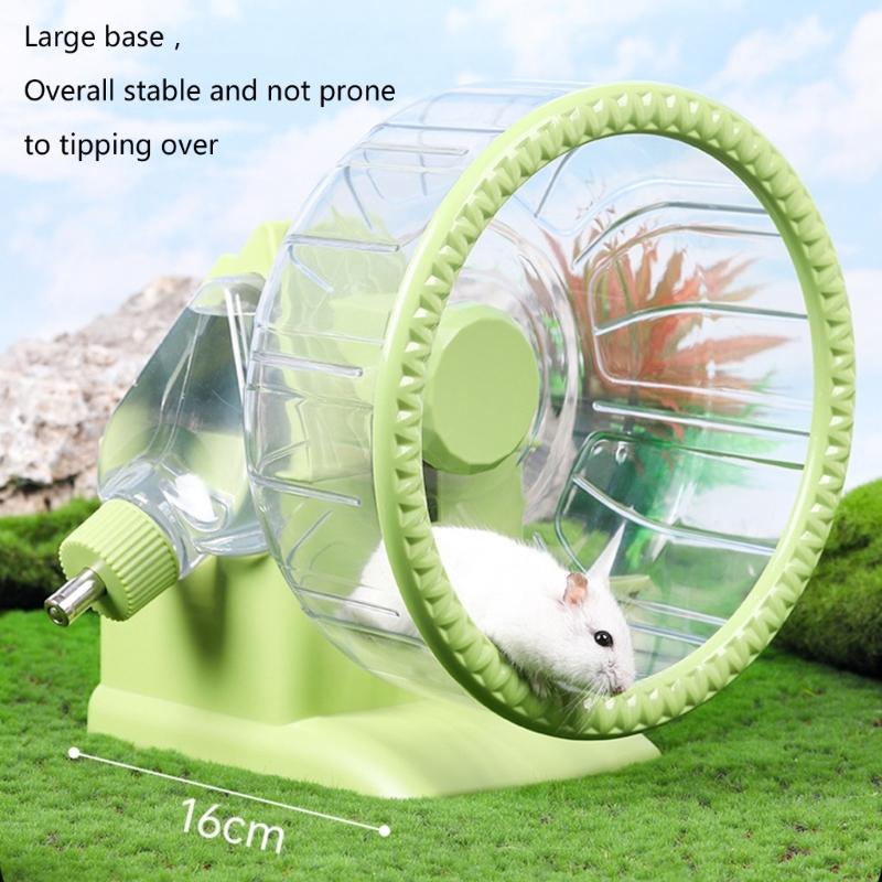Silents Hamster Wheel Multifunctional Hamster Wheel Quite Running Spinner Wheel with Water and Food Solution