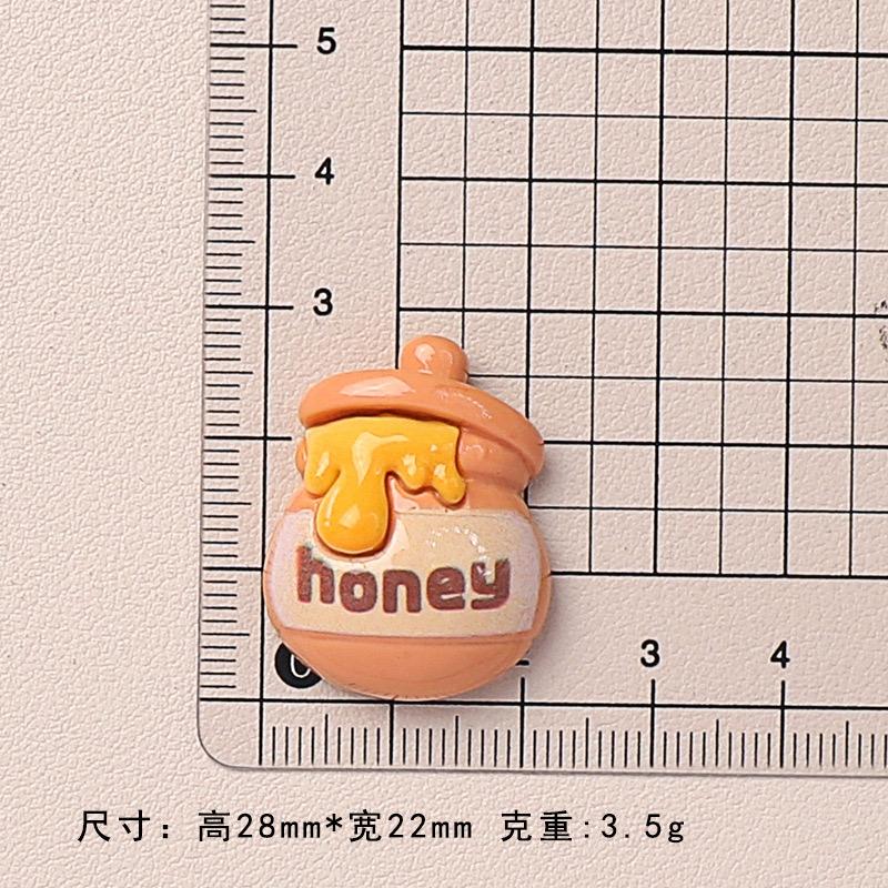 New Cute Little Bear Bee Honey Pot Series Flat Back Resin Scrapbooking DIY Jewelry Craft Decoration Accessories