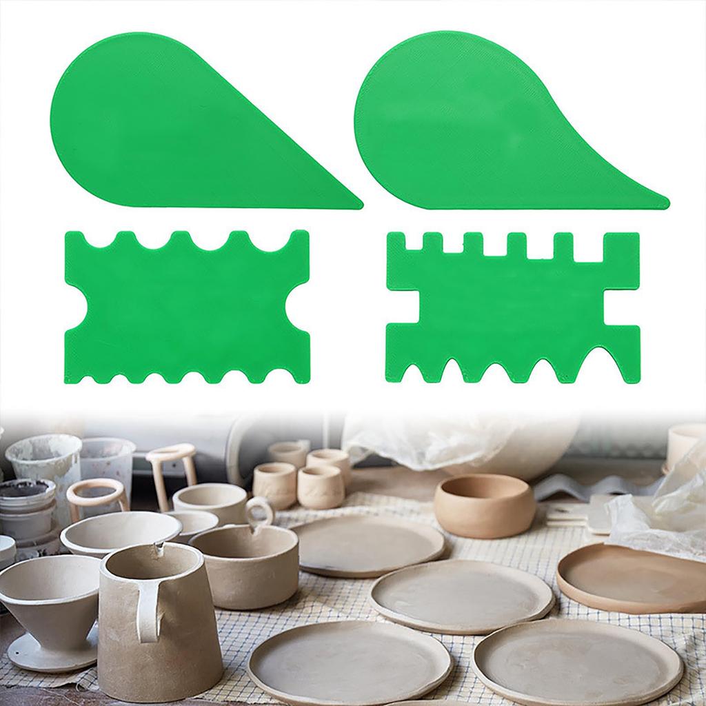 3D Printed Pottery Edge Lifter Ceramic Shaping Tool Plastic Rim Former