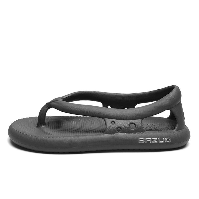 

2024 flip-flops men s summer outdoor wear indoor home couple beach cool slippers women s summer slippers fashion men 36-37 чёрный