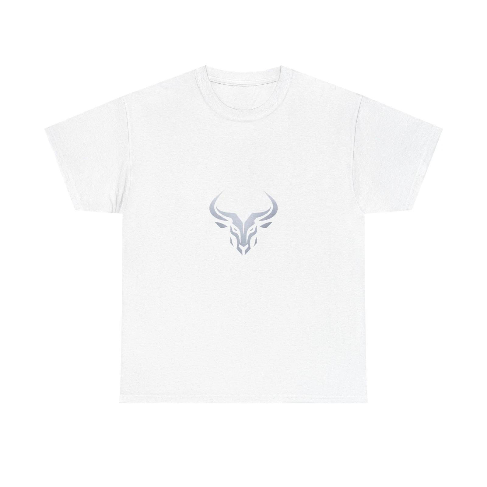 Bull Silver T-Shirt - Center Chest L