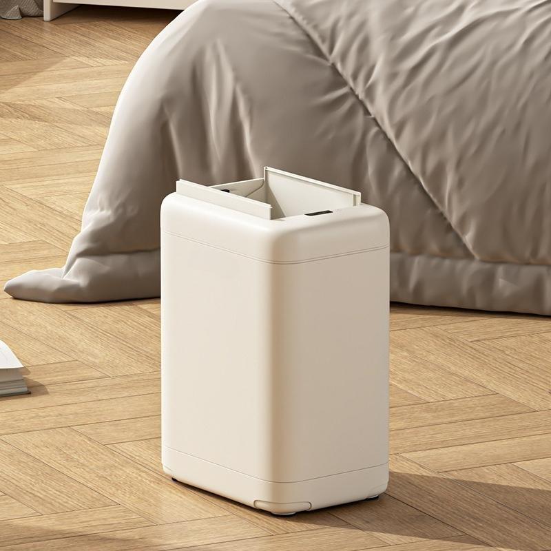 Induction Trash Can Large Capacity Smart Trash Bin Household Narrow Toilet Garbage Bathroom Home Cleaning Tools Accessories