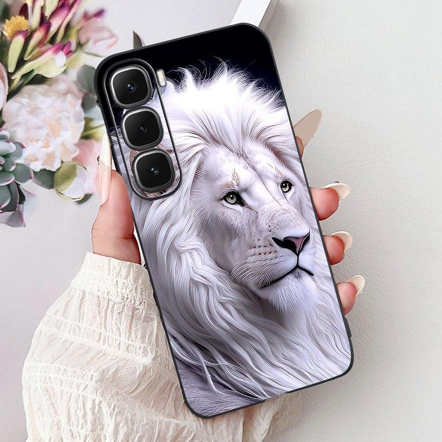 For Infinix Hot 60 Hot60i Case Cover lovely heart Pattern Soft Silicone Funda for infinix hot 60 Hot 60 i X6728 Shockproof Capa