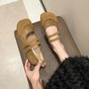 Fashion Round Toe Shallow Mary Jane Shoes Women Soft Sole Casual Shoes Female Retro Slingback Mule Flats Zapatos 2024