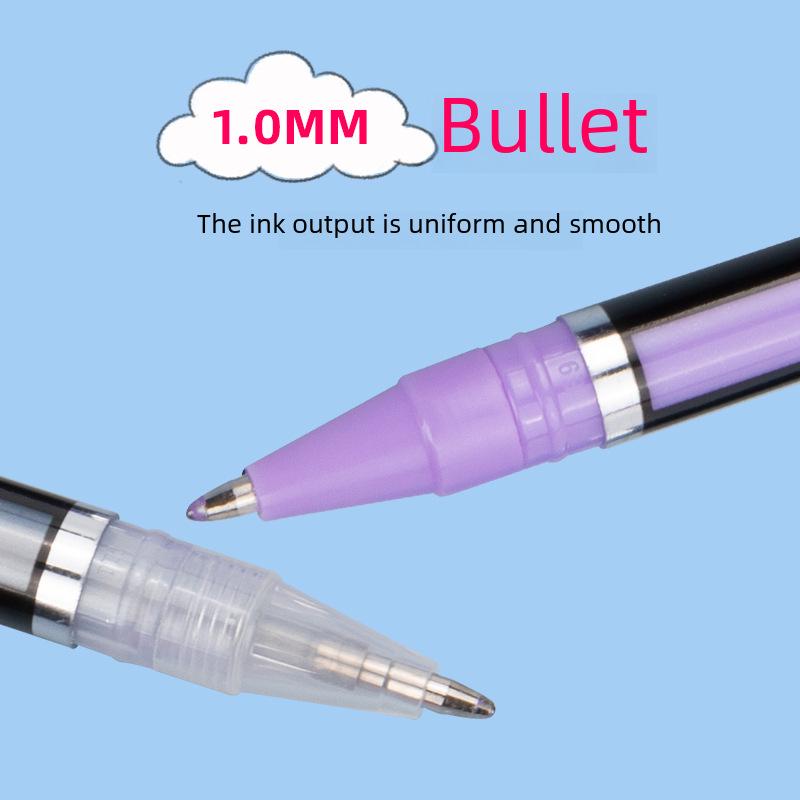 12-Farben & 48-Farben Gelstift-Set: Flash, Spitze, Umriss, Handbuch, Kurvenstifte & Mini-Textmarker