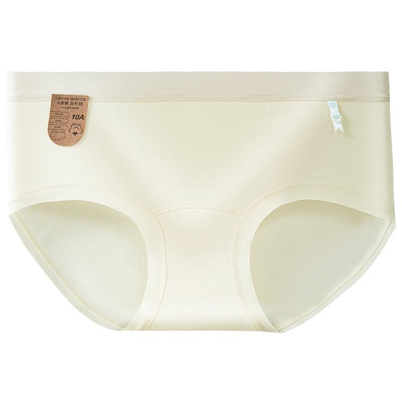 Lady Spring Cotton 7A Antibacterial Extended Crotch Breathable Belly Non Scar Waist Triangle Briefs