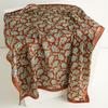 Paisley pattern European and American style silk scarf sunscreen shawl cashew scarf simulation silk 71cm square scarf professional scarf women