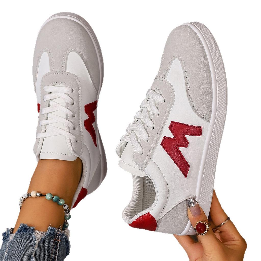 Fashion Women Designer Sneakers Round Head Deep Mouth Light Sneakers Versatile Breathable Cross Lace Casual Sneakers Zapatos De Mujer