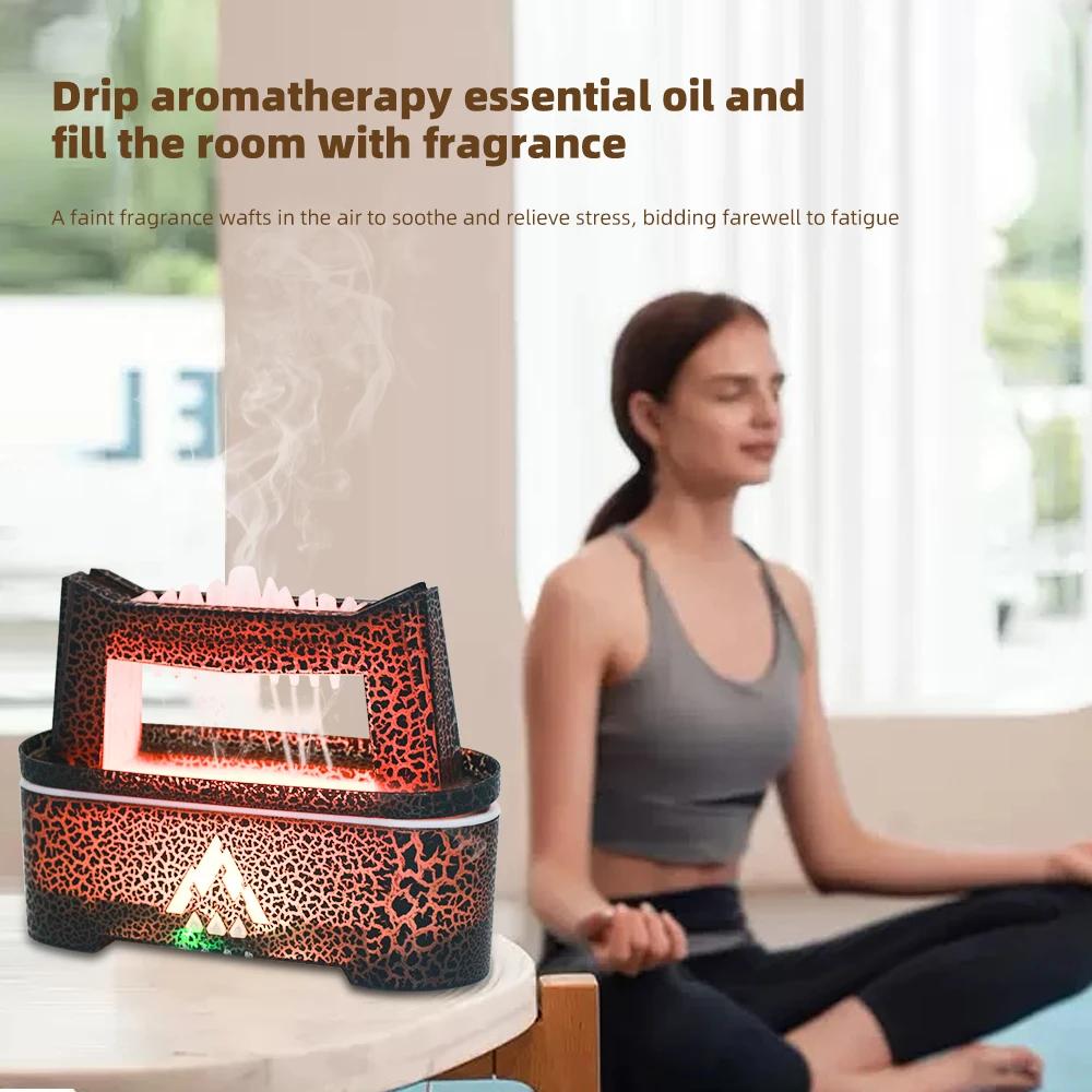 Ultra Quiet Aromatherapy Diffuser with 2 Light Colors, Timer, Raindrop Design for Relaxation, Yoga, Meditation | Perfect Gift