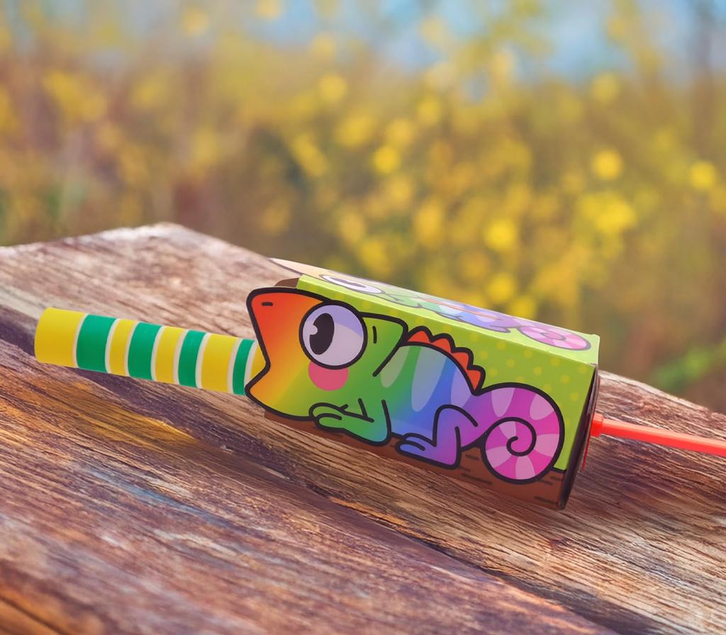 Tatsuya Biyoyon Chamäleon x Set Spielzeug [Blasrohr/Aufwickelstab] 12 Stück (Großeinkauf) [Weihnachten/Neujahr/Fest/Veranstaltung/Kinderparty/Straße