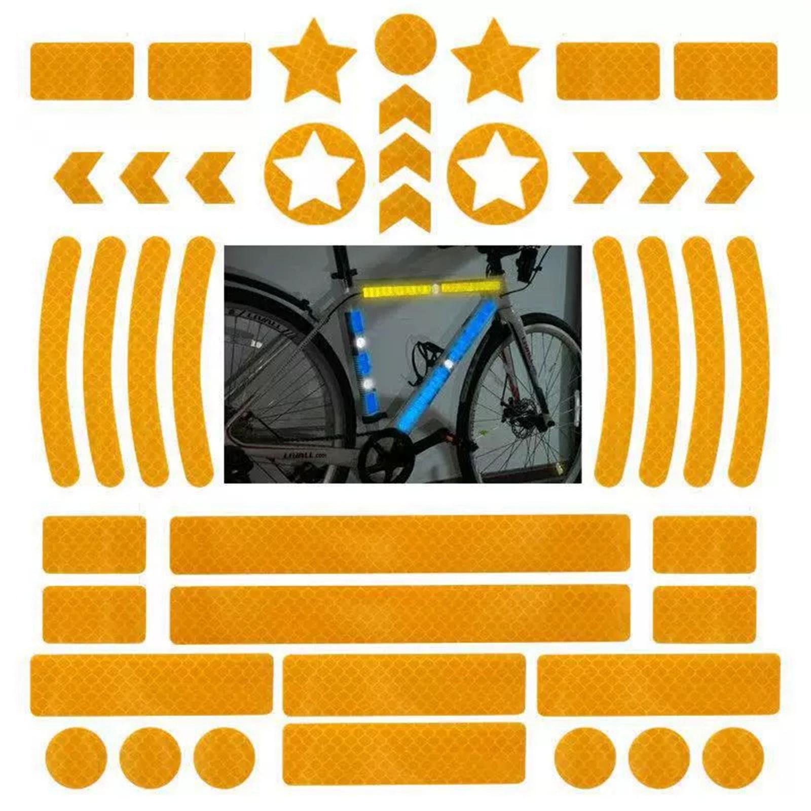 

Reflective Bike & Scooter Stickers – , Electric Motorcycle Night Identification, Safety & Visibility Decals One Size