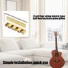 Height Adjustable 4 String Bass Guitar Nut Electric Guitar Brass Roller Guitar Nut Split Regulation Replacement Parts