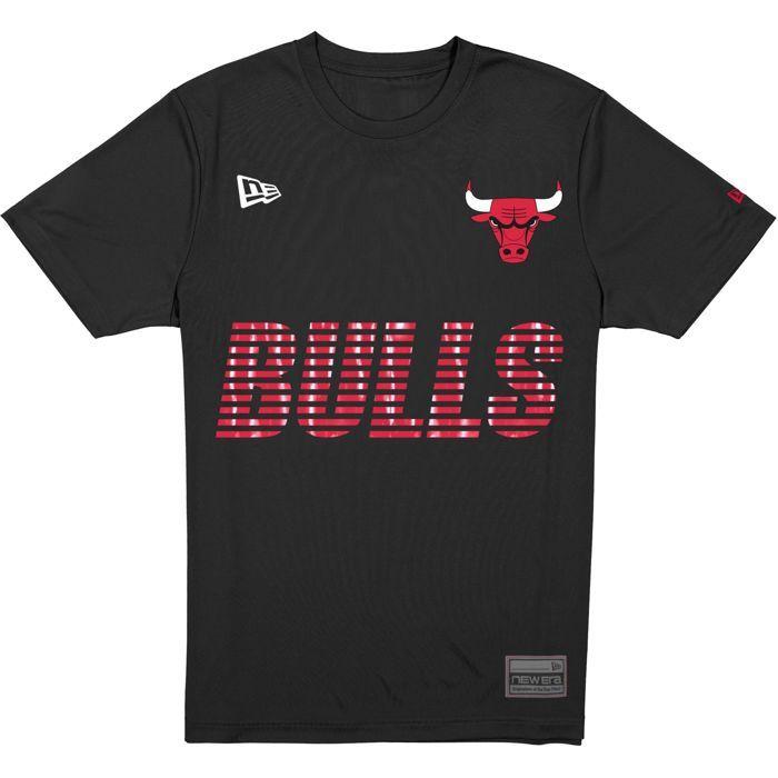 Chemise - NEW ERA - MATCH Chicago Bulls - Coupe oversize - 100% coton 200 g/m² - Impressions Chicago Bulls