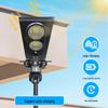 V380 Three-Screen Solar-Powered Smart Outdoor Camera with Remote-Controlled Street Light