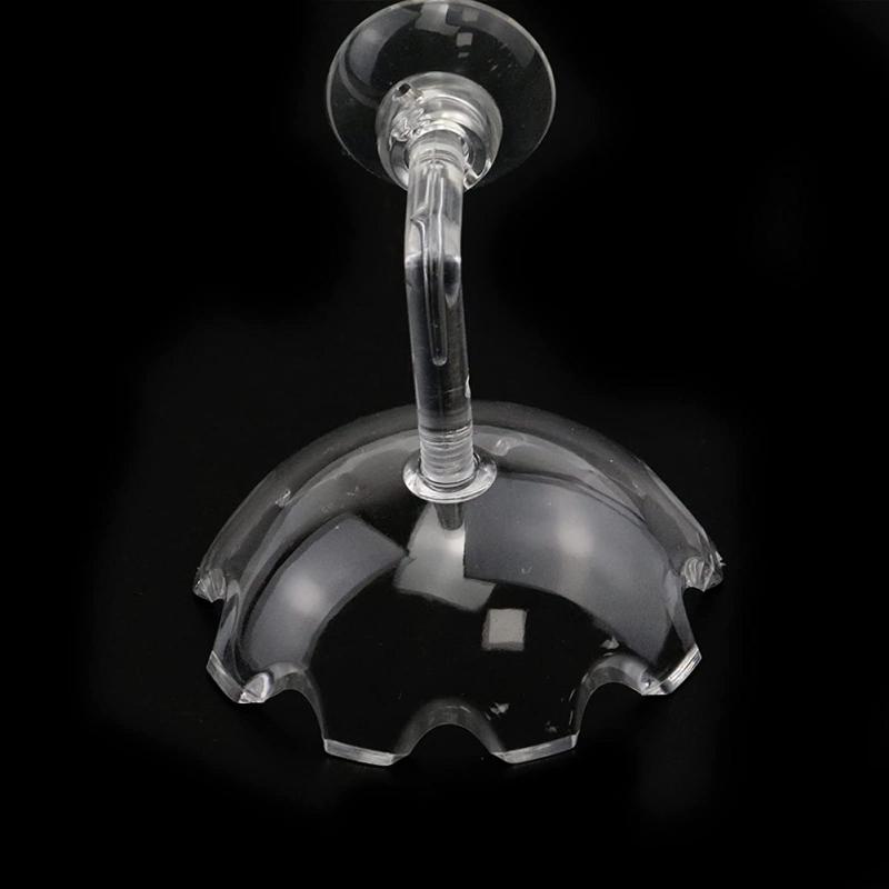 Transparent Glass Shrimp Feeding Dish Multifunctional Acrylic Shrimp Bowl Fish Tank Aquarium