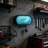 Portachiavi per Auto da Garage Appeso a Parete con Luce LED 2 Ganci Organizzatore Chiavi Auto per Ingresso di Casa o Decorazione Garage
