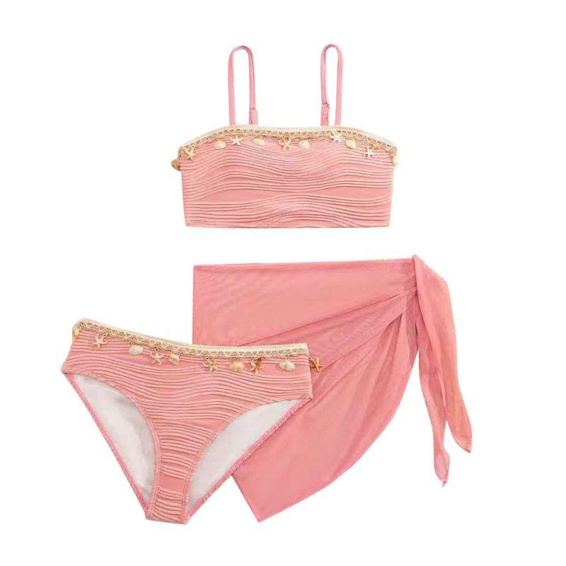 Sunshine kids clothing 8-12 Jaar Kinderen Meisjes Zomer Zwemkleding Bikini Set Strandkleding 10Y