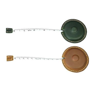 1.5M/60-inch Mini Faux Leather Tape Measure Portable Double-sided Soft Measuring Tape Retractable Flexible Height Ruler Tape Measuring Tool