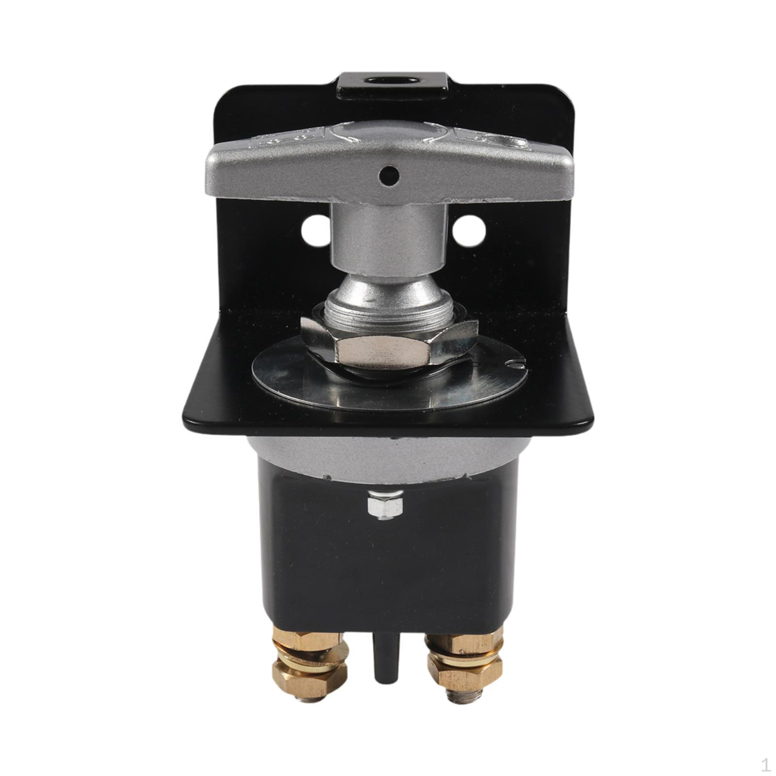 

Battery Disconnect Switch with Lockout Plate Kill Heavy Duty for RV Boat Accessories Fixed