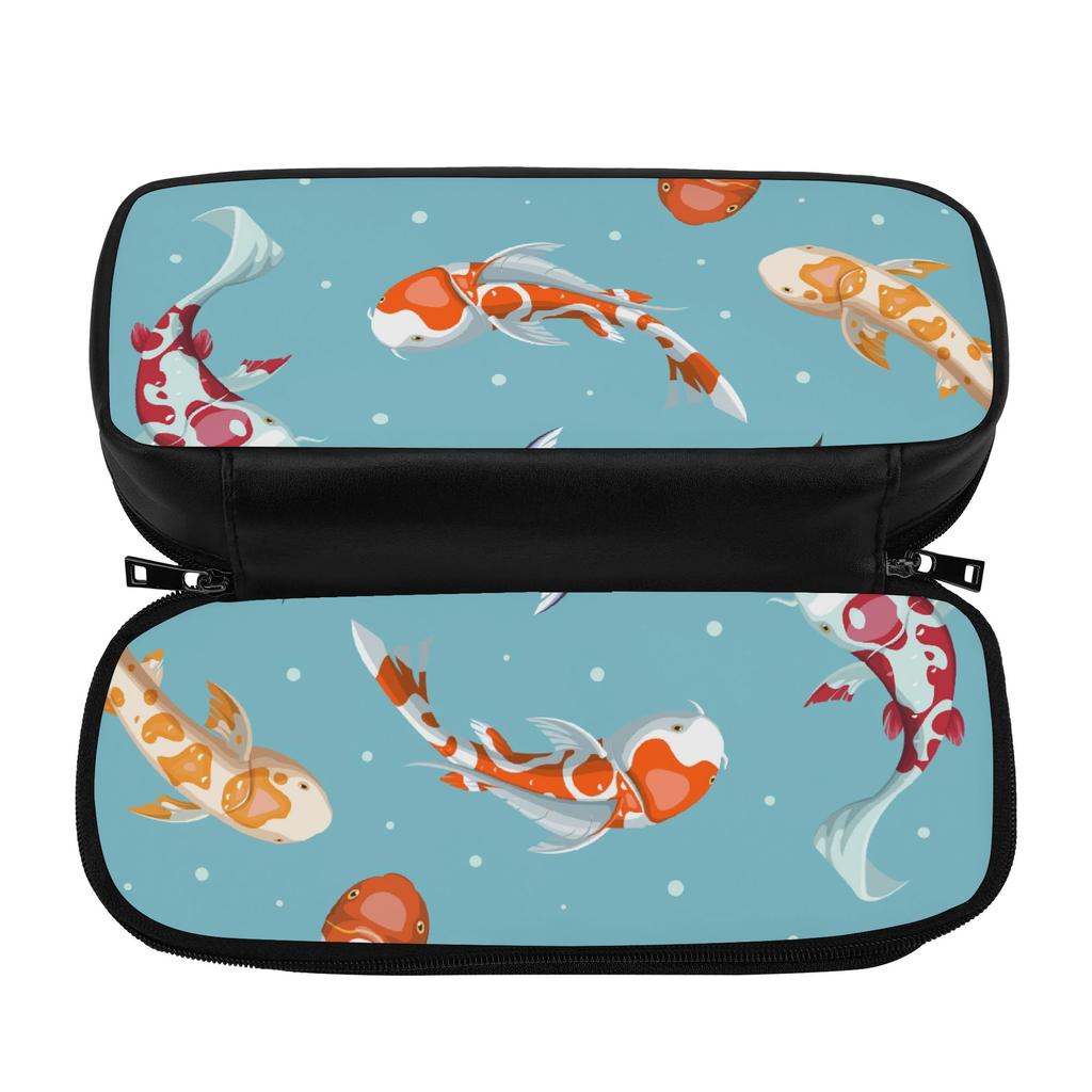 Stationery Organizer Faux Leather with Protective Firm Shape for Neat Stationery Storage for Campus Office and Travel