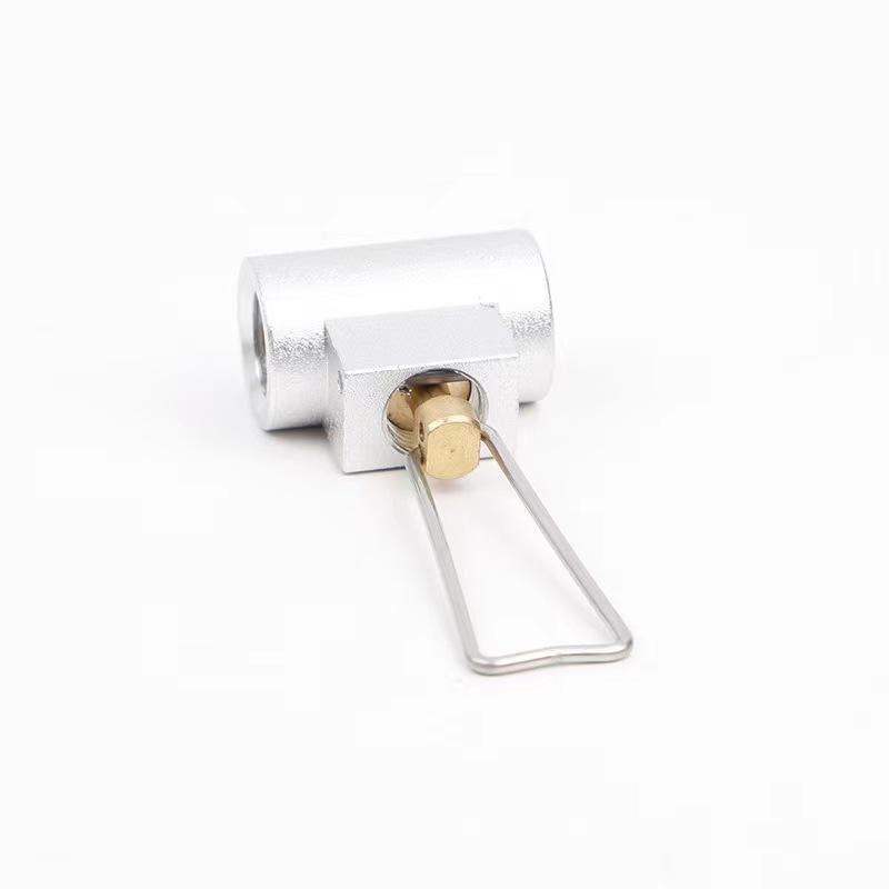 Outdoor Camping Gasadapter Nachfüllung Flachtank Umrüstadapter Gaskocher Nachfülladapter Gaseinsparer Plus Gasumwandler Schalter