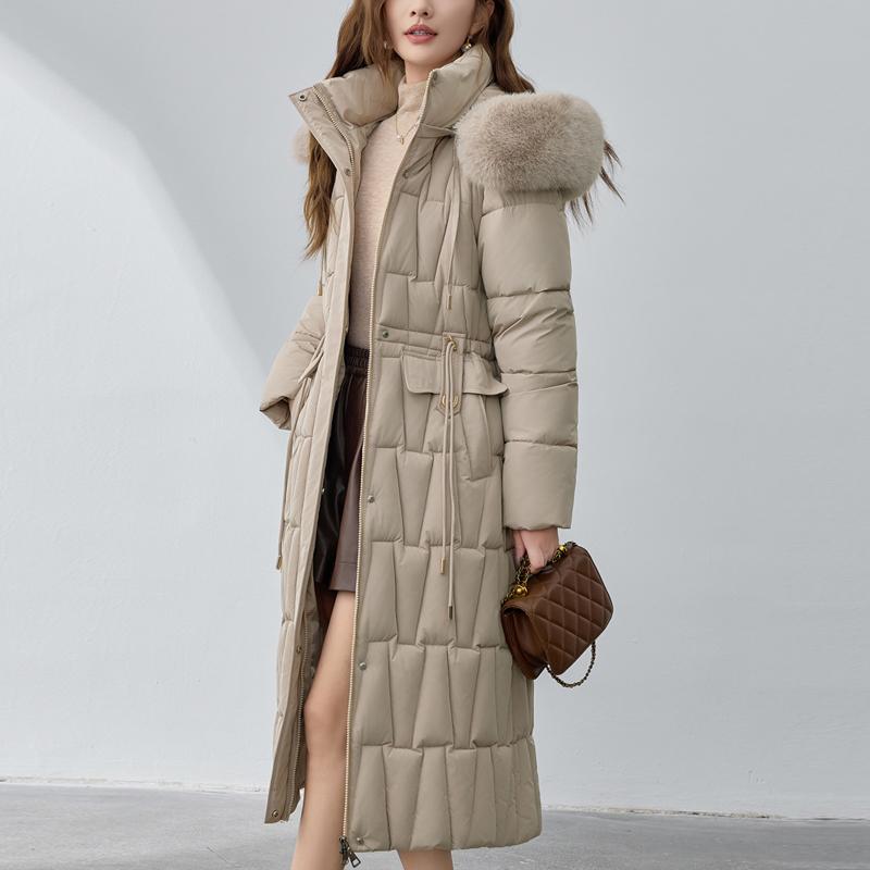 Sleeves Detachable Fashion Woman Winter Coats Hooded Faux Fur Collar Thick Warm Long Parkas Women's Jackets