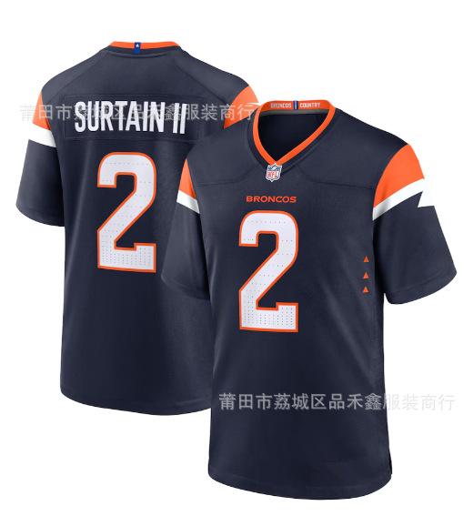 Denver Broncos Surtain II Bo Nix Jersey