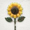 Vintage Eisen Sonnenblume Türhänger Handwerk Retro Wandkunst Heimaufbewahrung Organisation Mehrzweckhaken Gartendekoration