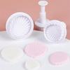 3 PCS DIY Fondant Stamps Multi-Shape Baking Accessories for Fondant Cake Cookie