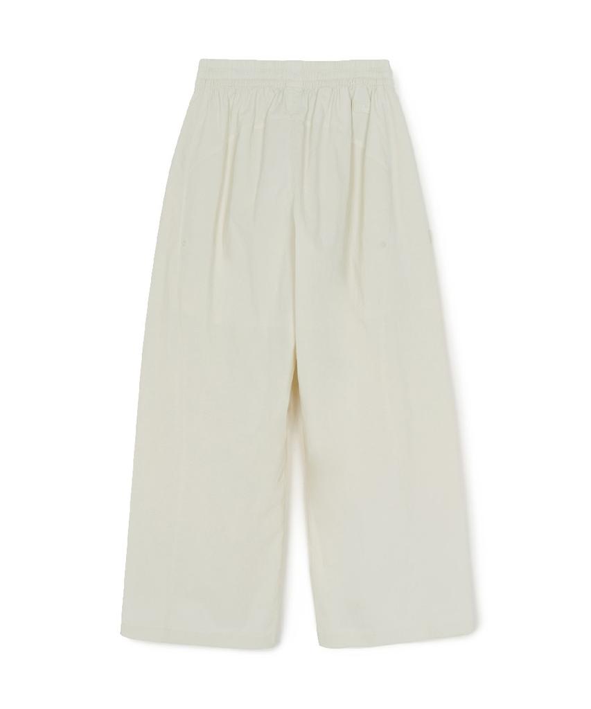 Emelbi Women'S Gorpcore Elastic Waist Mega Wide Pants Bos (D.Cream)
