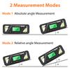HW-300 Digital Inclinometer Angle Finder Gauge Spirit Level Bottom Magnet Data Hold Bright LCD Display Compact Inclinometer