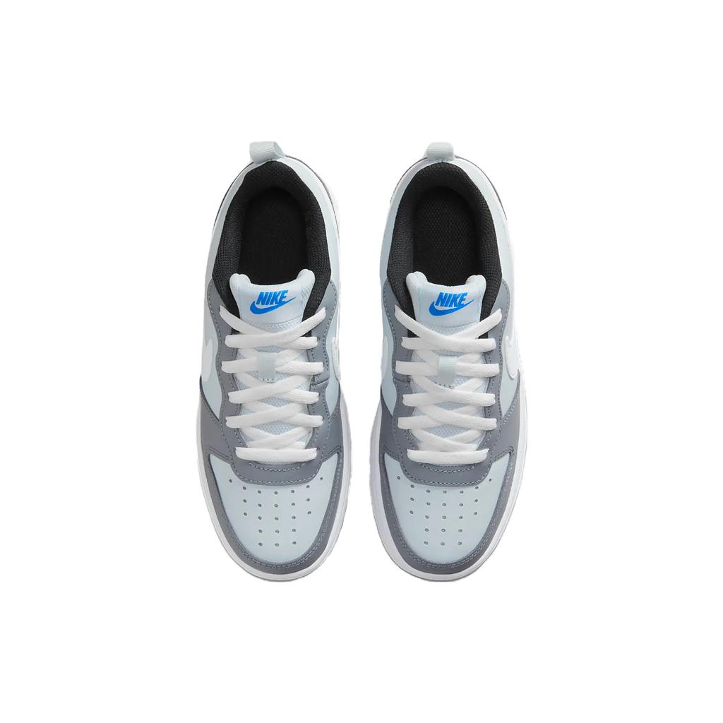New Nike Court Borough Low 2 SE 'Pure Platinum Photo Blue' GS BQ5448-019