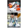 Fall Men's Shoes Summer Middle School Basketball Sports Running Sneakers Teenagers Casual High Top Thick Bottom Daddy Tide Shoes