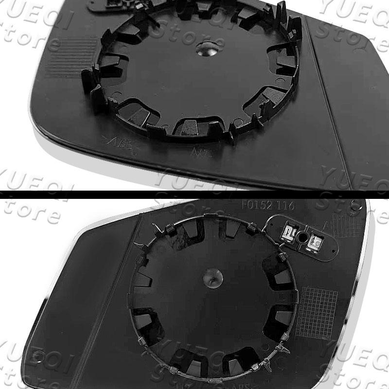 Dla BMW F01 F02 F07 F10 F11 F18 E60 Szkło lusterka bocznego lewe prawe podgrzewane szerokokątne 51167251584 51167251583