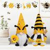 Bees Gnome Soft Plush Toy Handmade Spring Bees Elves Decoration Festive Gifts
